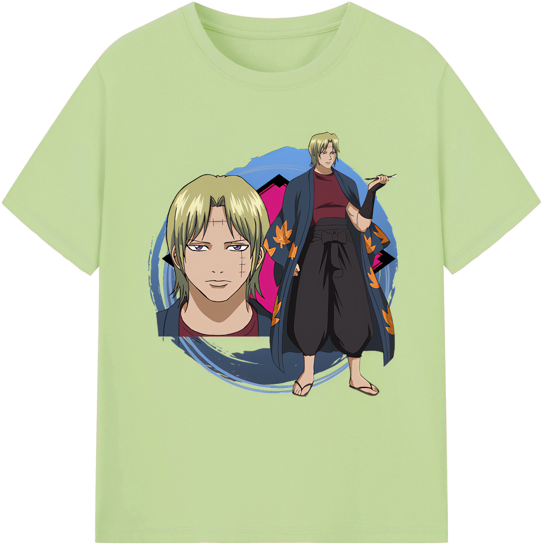 （画像用） ぎんたま 坂田銀時（さかたぎんとき） 神楽 志村新八（しむら しんぱち） GINTAMA Sakata Gintoki Kagura Shimura Shinpachi 綿100％半袖Tシャツ（フロントプリント）